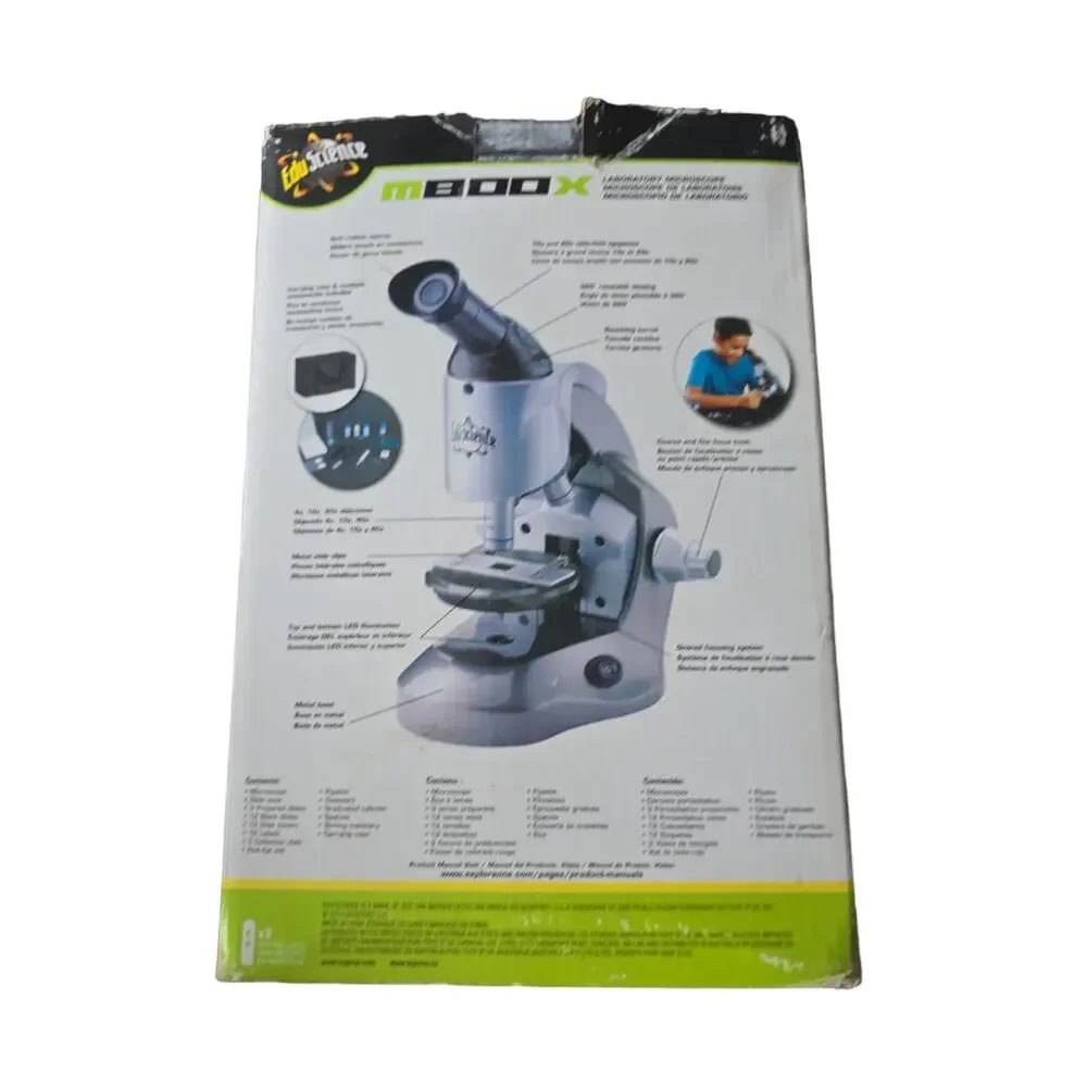 Toys R Us Edu Science Laboratory Microscope M800X 360 Rotation Magnification